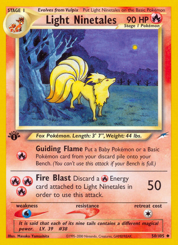 Light Ninetales #50 Neo Destiny