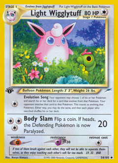 Light Wigglytuff #54 Neo Destiny