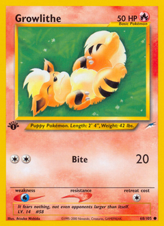 Growlithe #68 PSA 10
