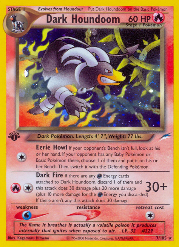 Dark Houndoom #7 Neo Destiny