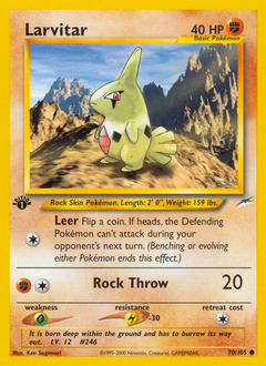 Larvitar #70 Neo Destiny