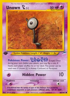 Unown [L] #86 Neo Destiny