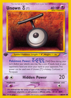 Unown [T] #88 Neo Destiny