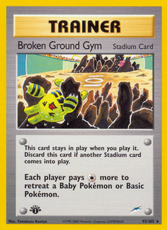Broken Ground Gym #92 Neo Destiny