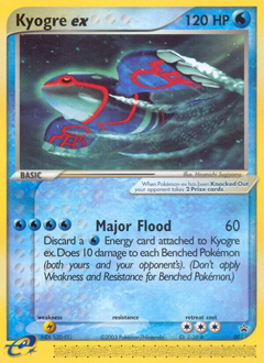 Kyogre ex #1 Nintendo Black Star Promos
