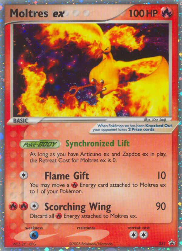 Moltres ex #31 Nintendo Black Star Promos