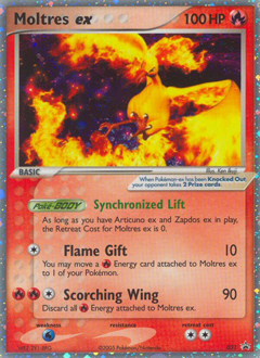 Moltres ex #31 Nintendo Black Star Promos