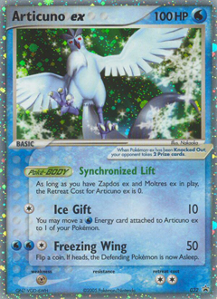 Articuno ex #32 Nintendo Black Star Promos
