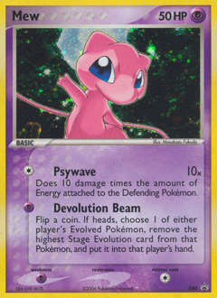 Mew #40 Nintendo Black Star Promos
