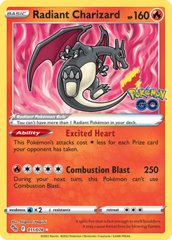 Radiant Charizard #11 Pokémon GO