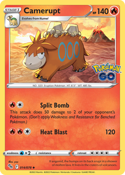 Camerupt #14 Pokémon GO