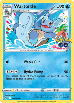 Wartortle #16 Pokémon GO