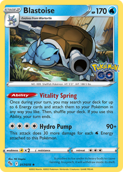 Blastoise #17 Pokémon GO