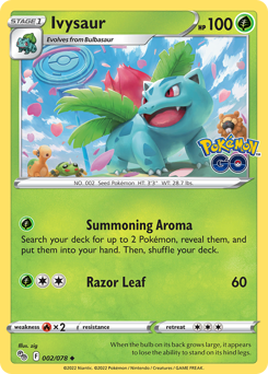Ivysaur #2 Pokémon GO
