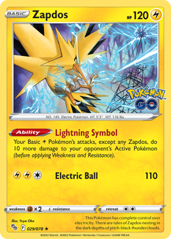 Zapdos #29 Pokémon GO