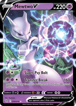 Mewtwo V #30 Pokémon GO