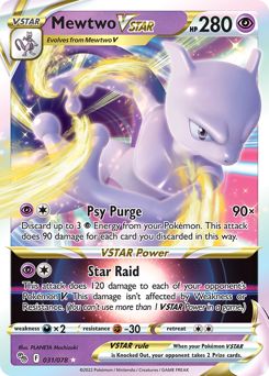 Mewtwo VSTAR #31 Pokémon GO