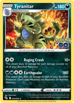 Tyranitar #43 Pokémon GO