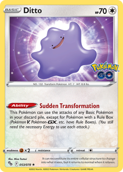Ditto #53 Pokémon GO
