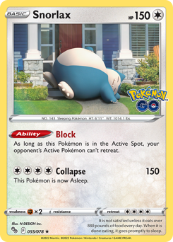 Snorlax #55 Pokémon GO