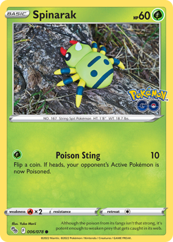 Spinarak #6 Pokémon GO