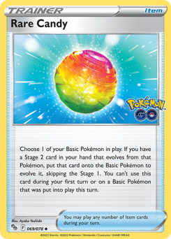 Rare Candy #69 Pokémon GO