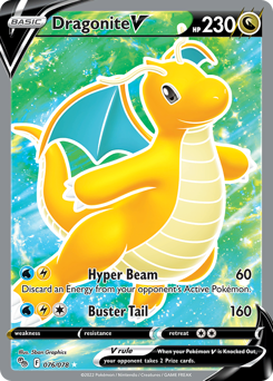 Dragonite V #76 Pokémon GO