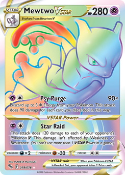 Mewtwo VSTAR — Pokémon GO chase card