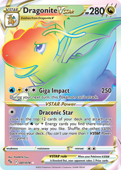 Dragonite VSTAR — Pokémon GO chase card