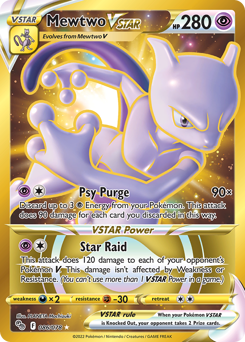 Mewtwo VSTAR #86 Pokémon GO