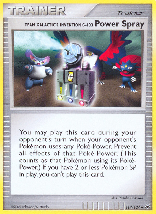 Team Galactic's Invention G-103 Power Spray #117 Platinum