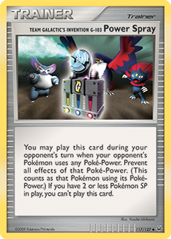 Team Galactic's Invention G-103 Power Spray #117 Platinum