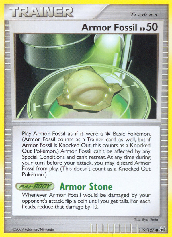 Armor Fossil #119 Platinum