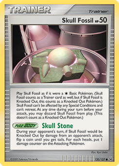 Skull Fossil #120 Platinum