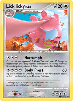 Lickilicky #33 Platinum