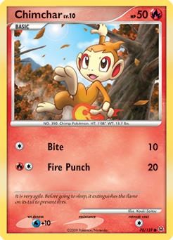 Chimchar #70 PSA 10