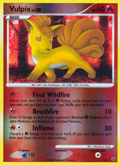 Vulpix #SH6 Platinum