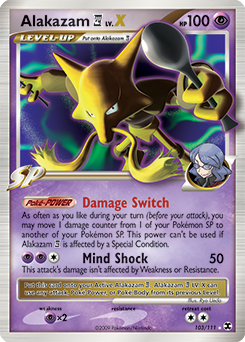Alakazam E4 LV.X #103 Rising Rivals