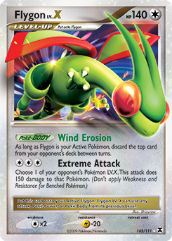 Flygon LV.X #105 Rising Rivals