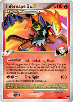 Infernape E4 LV.X #108 Rising Rivals