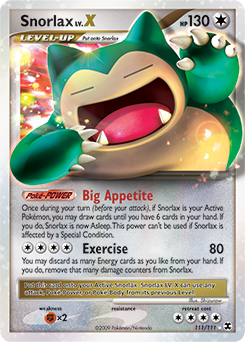 Snorlax LV.X #111 Rising Rivals