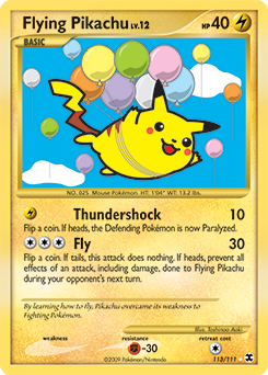 Flying Pikachu #113 Rising Rivals
