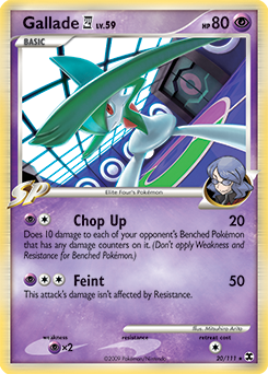 Gallade E4 #20 Rising Rivals