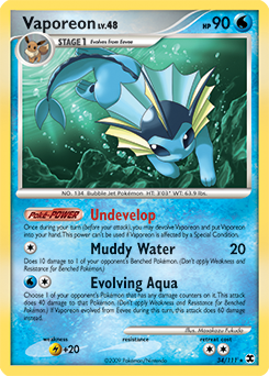 Vaporeon #34 Rising Rivals