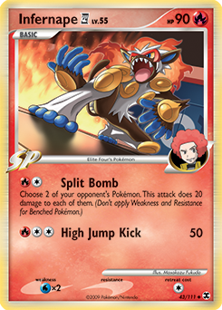 Infernape E4 #43 Rising Rivals