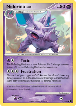 Nidorino #74 Rising Rivals