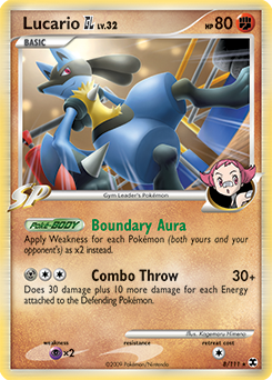 Lucario GL #8 Rising Rivals