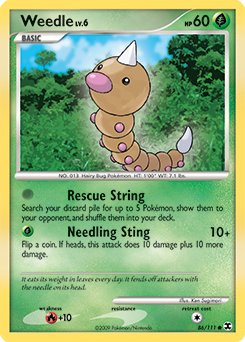 Weedle #86 Rising Rivals