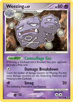Weezing #87 Rising Rivals