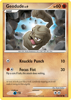 Geodude Supreme Victors #105